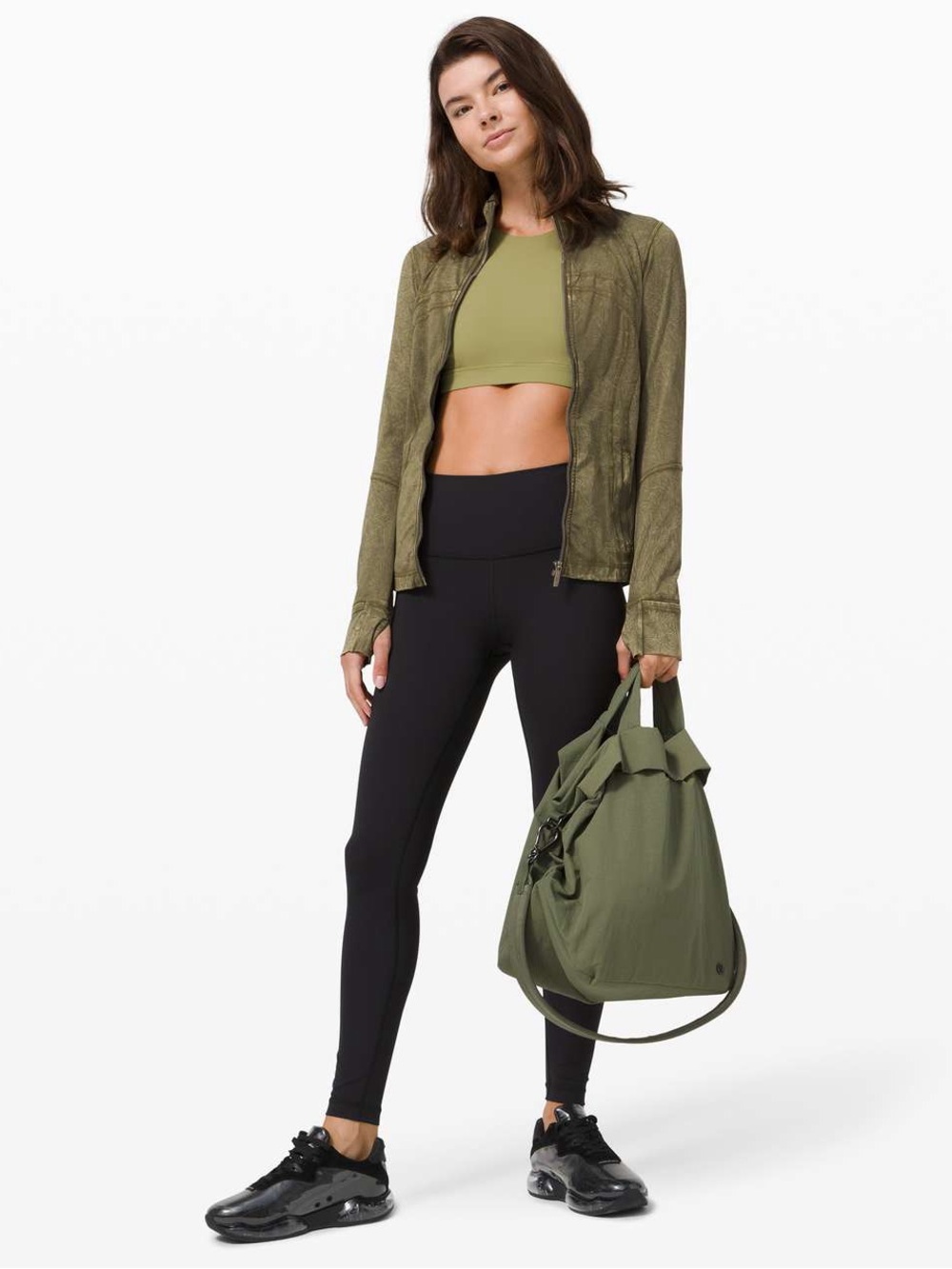 Lululemon Define Jacket *Ice Dye -Ice Wash Moss Green - 10